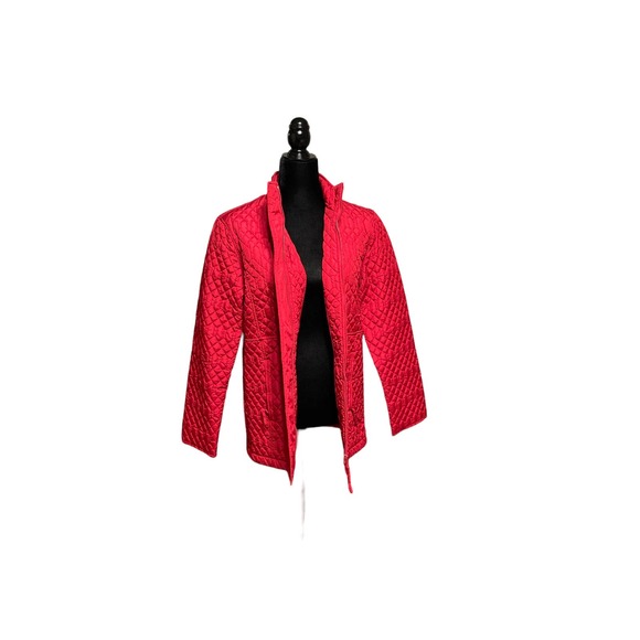 Izod Jackets & Blazers - Izod quilted jacket Red Medium